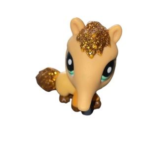 Authentic Vintage Littlest Pet Shop LPS 2133 Glitter Anteater
